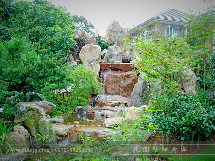 桂花城庭院假山景觀施工｜私家庭院花園景觀綠化｜別墅花園景觀設(shè)計(jì)